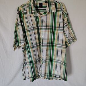 Men's Green Plaid Shirt